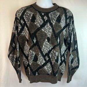 Le Tigre vintage men’s sweater(unisex oversized) crew neck sweater